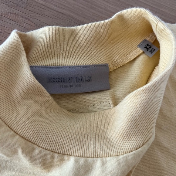 Essentials Women's Athletic Shorts and Tee in Pale Yellow - Picture 4 of 14